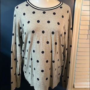 🧡NWT JCrew Polka Dotted Teddie Sweater🧡